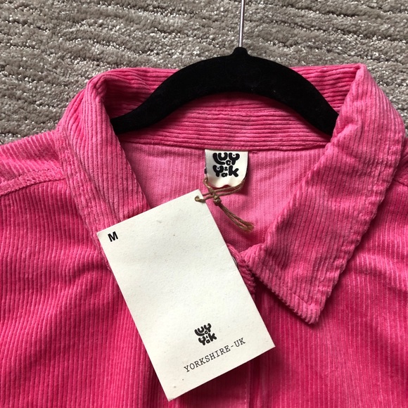 NWT Lucy & Yak Kathy Corduroy Jacket - Pink - Picture 5 of 7
